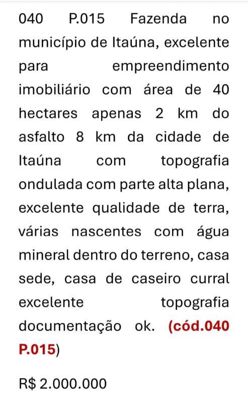 Fazenda, Centro, 0 Quarto, 0 Vaga