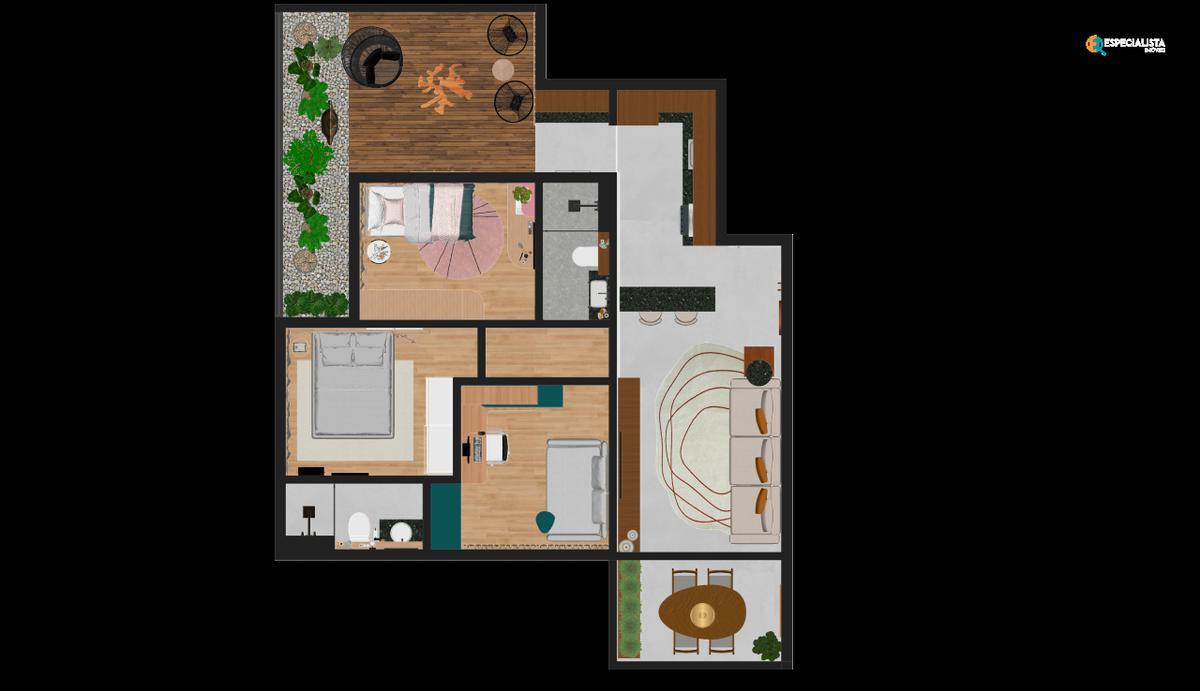 Apartamento, Boa Esperança, 3 Quartos, 2 Vagas, 1 Suíte