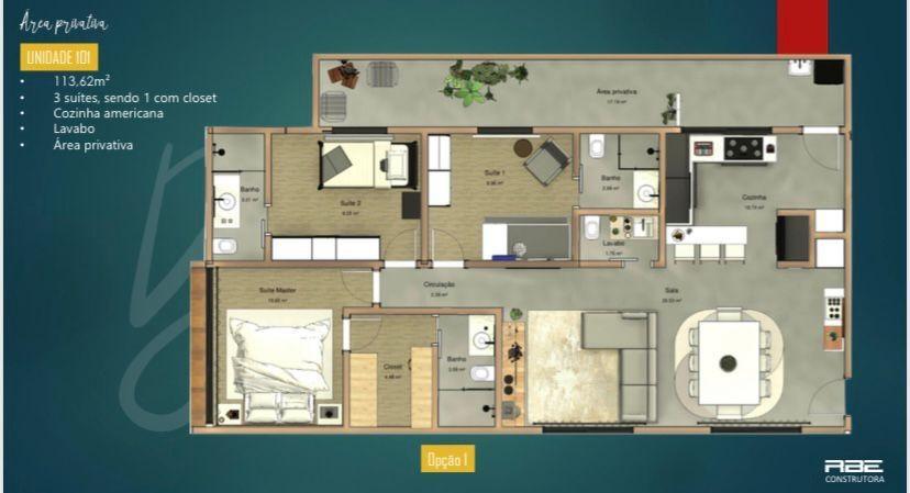Apartamento, Prado, 3 Quartos, 3 Vagas