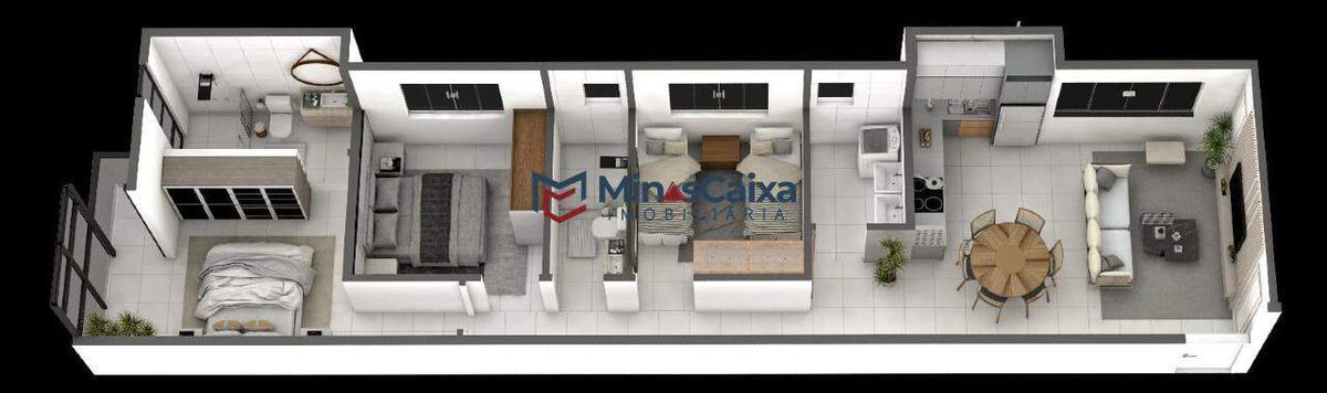 Apartamento, Belvedere, 3 Quartos, 2 Vagas, 1 Suíte