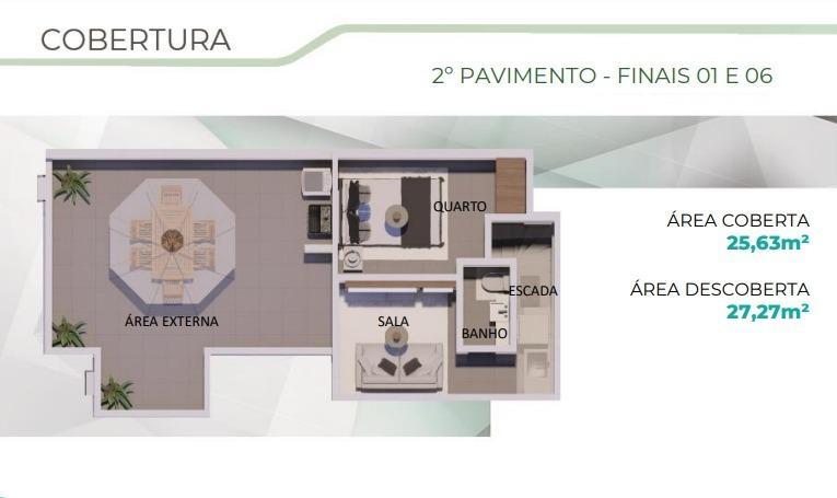 Cobertura, Santa Mônica, 3 Quartos, 2 Vagas, 1 Suíte