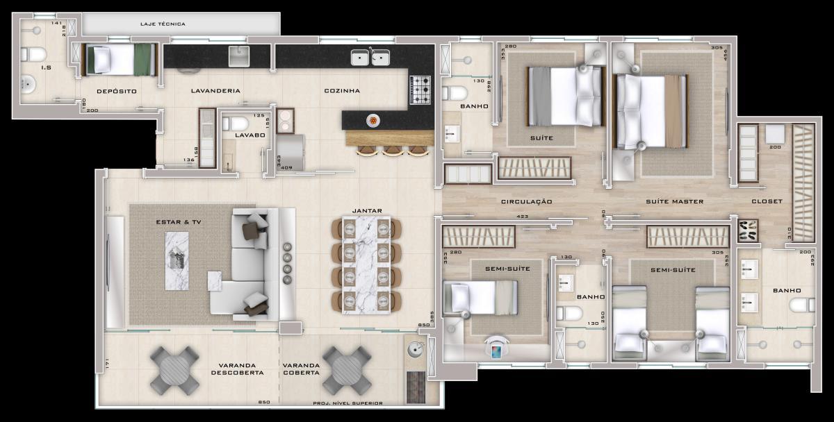 Apartamento, Anchieta, 4 Quartos, 3 Vagas, 2 Suítes