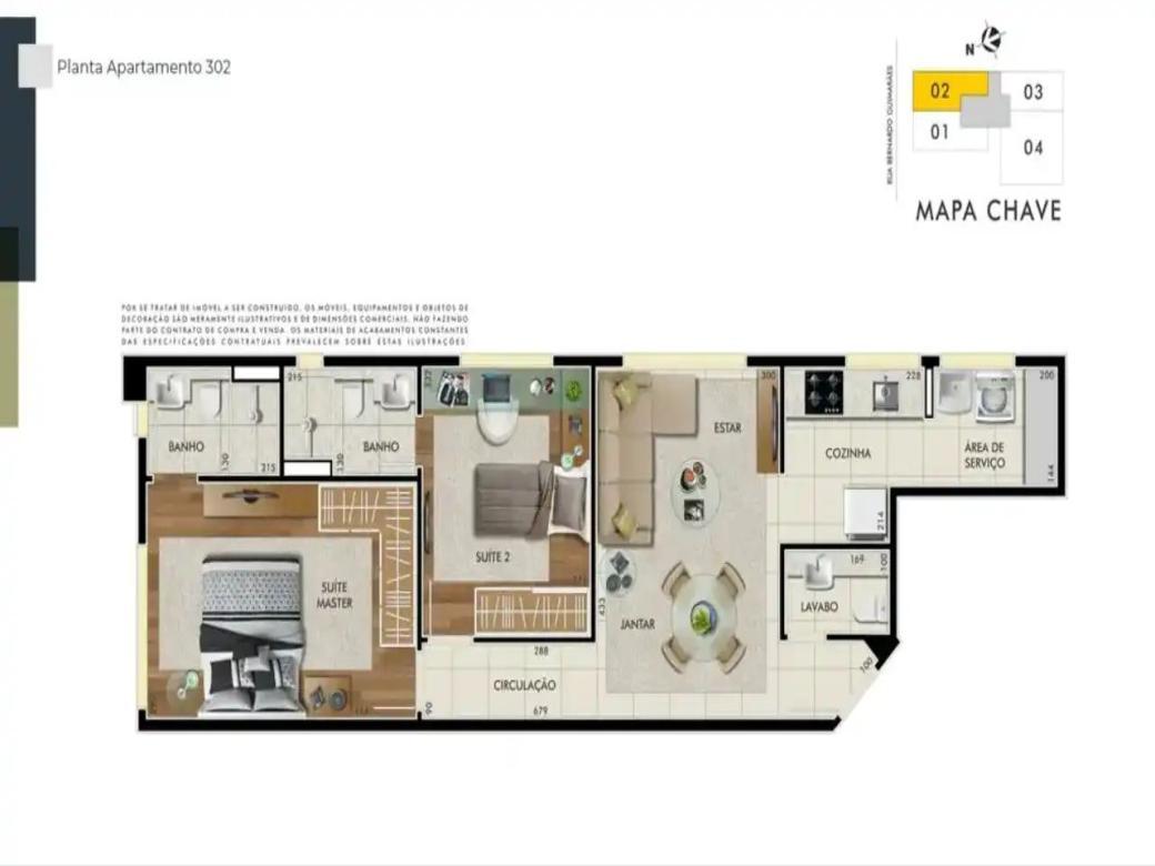Apartamento, Barro Preto, 2 Quartos, 2 Vagas, 2 Suítes
