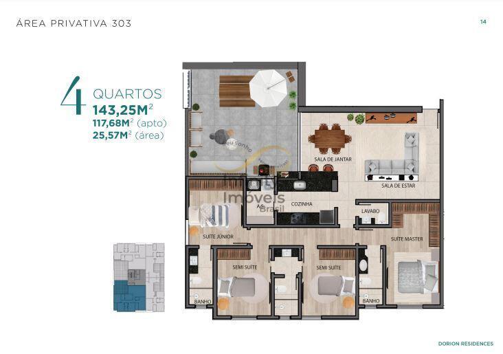 Apartamento, Palmares, 4 Quartos
