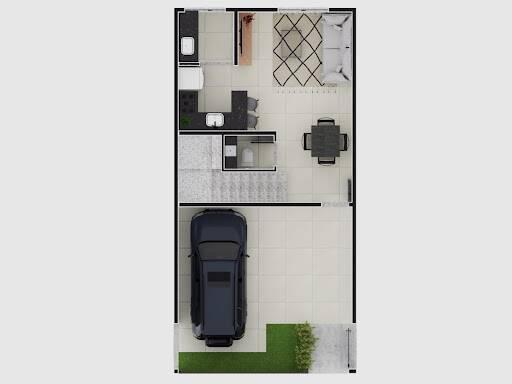Casa, Belvedere, 3 Quartos, 2 Vagas, 1 Suíte