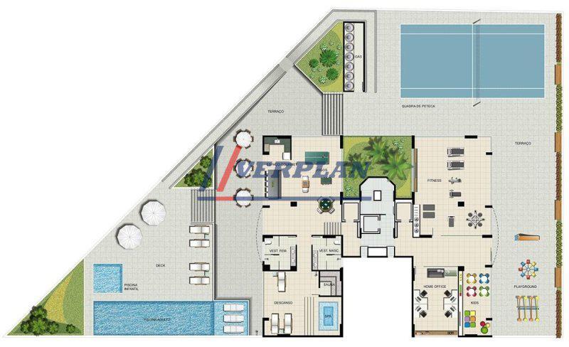 Apartamento, Centro, 3 Quartos, 2 Vagas, 1 Suíte