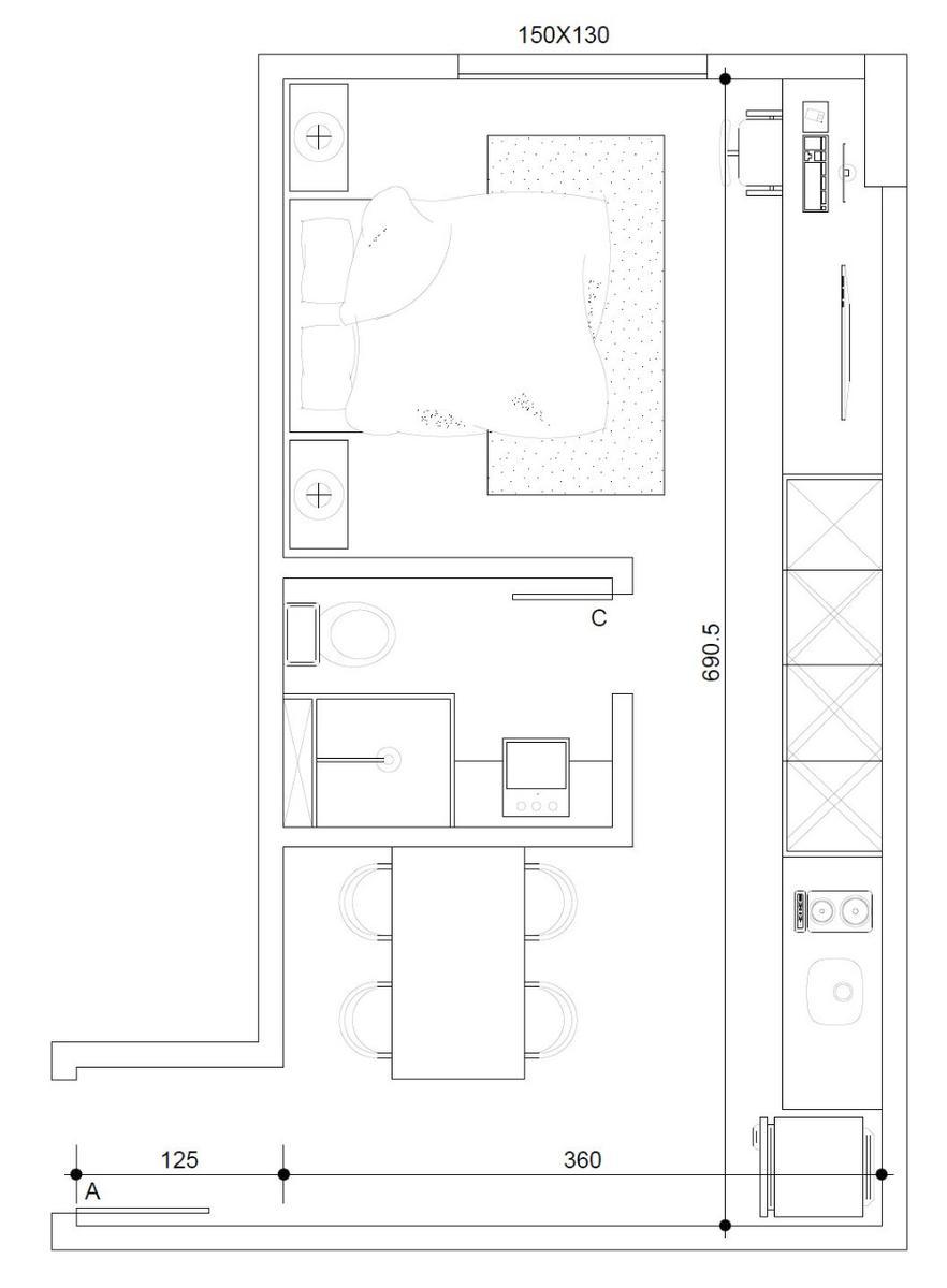 Apart Hotel, Buritis, 1 Quarto, 1 Vaga