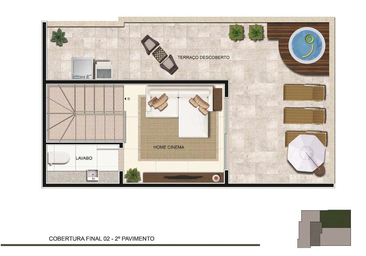 Cobertura, Sagrada Família, 1 Quarto, 1 Vaga
