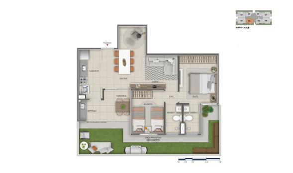 Apartamento, Paquetá, 2 Quartos, 1 Vaga, 1 Suíte