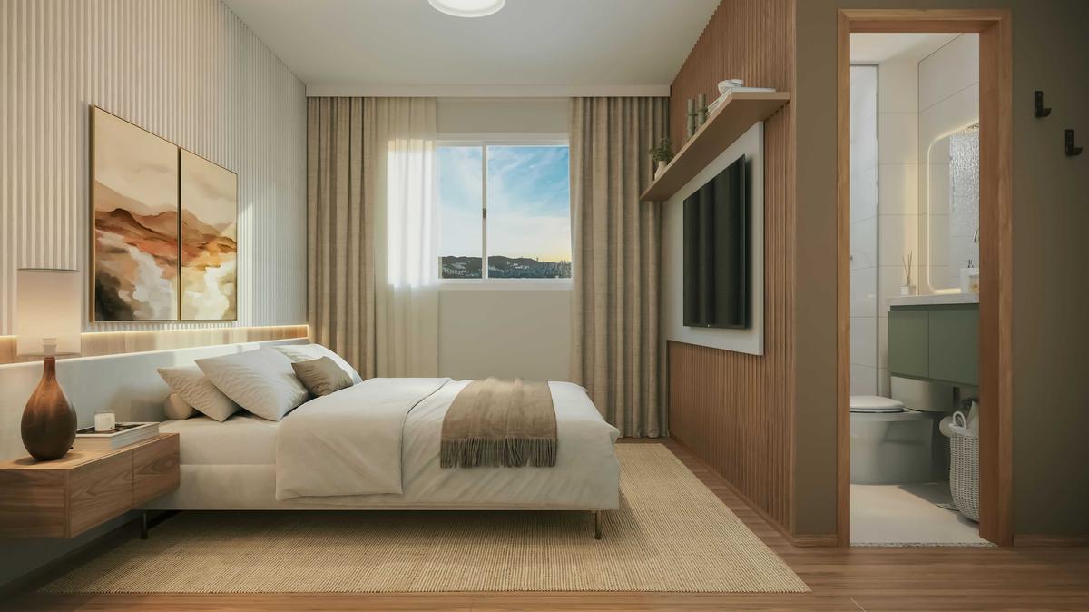 Apartamento, Estrela do Oriente, 2 Quartos, 1 Vaga, 1 Suíte