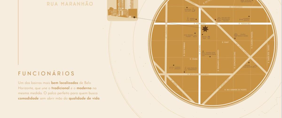 Apartamento, Funcionários, 4 Quartos, 3 Vagas, 4 Suítes