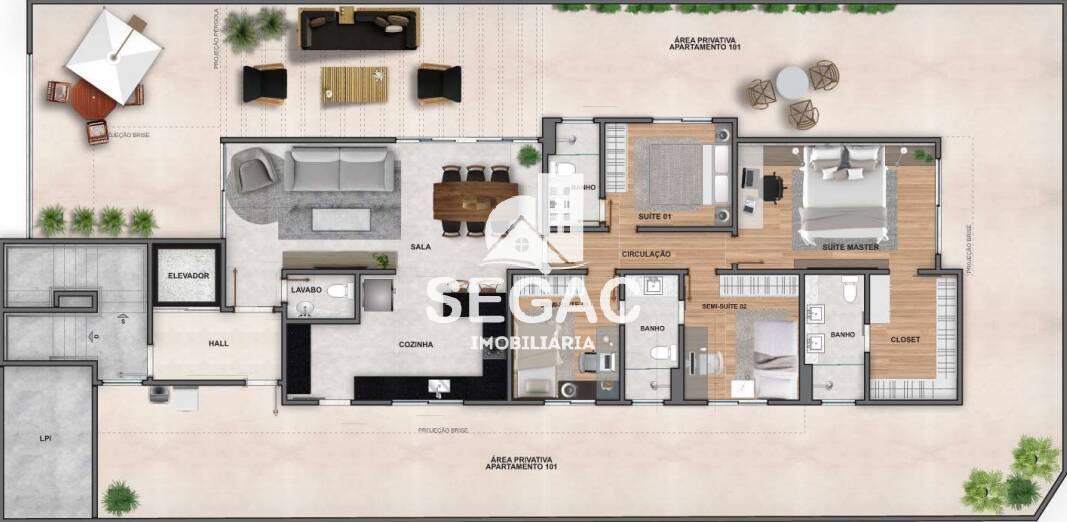 Apartamento, Liberdade, 4 Quartos, 4 Vagas, 2 Suítes