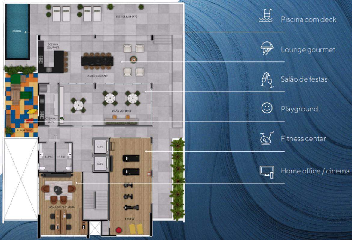 Apartamento, Funcionários, 2 Quartos, 2 Vagas, 1 Suíte