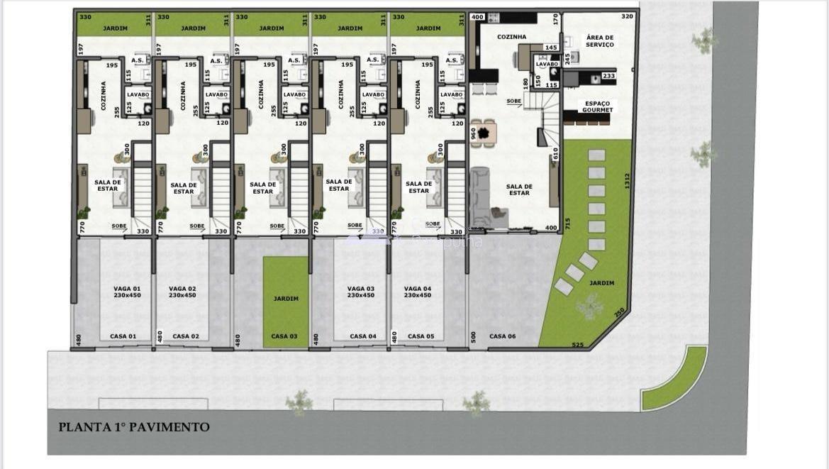 Casa, Santa Amélia, 2 Quartos, 1 Vaga, 2 Suítes