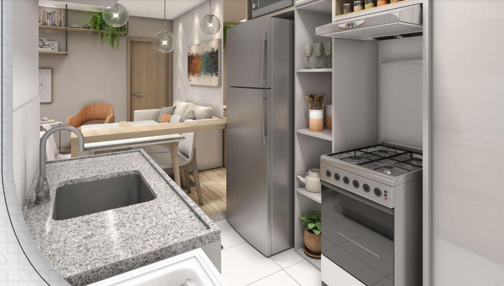 Apartamento, Caiapós, 2 Quartos, 1 Vaga