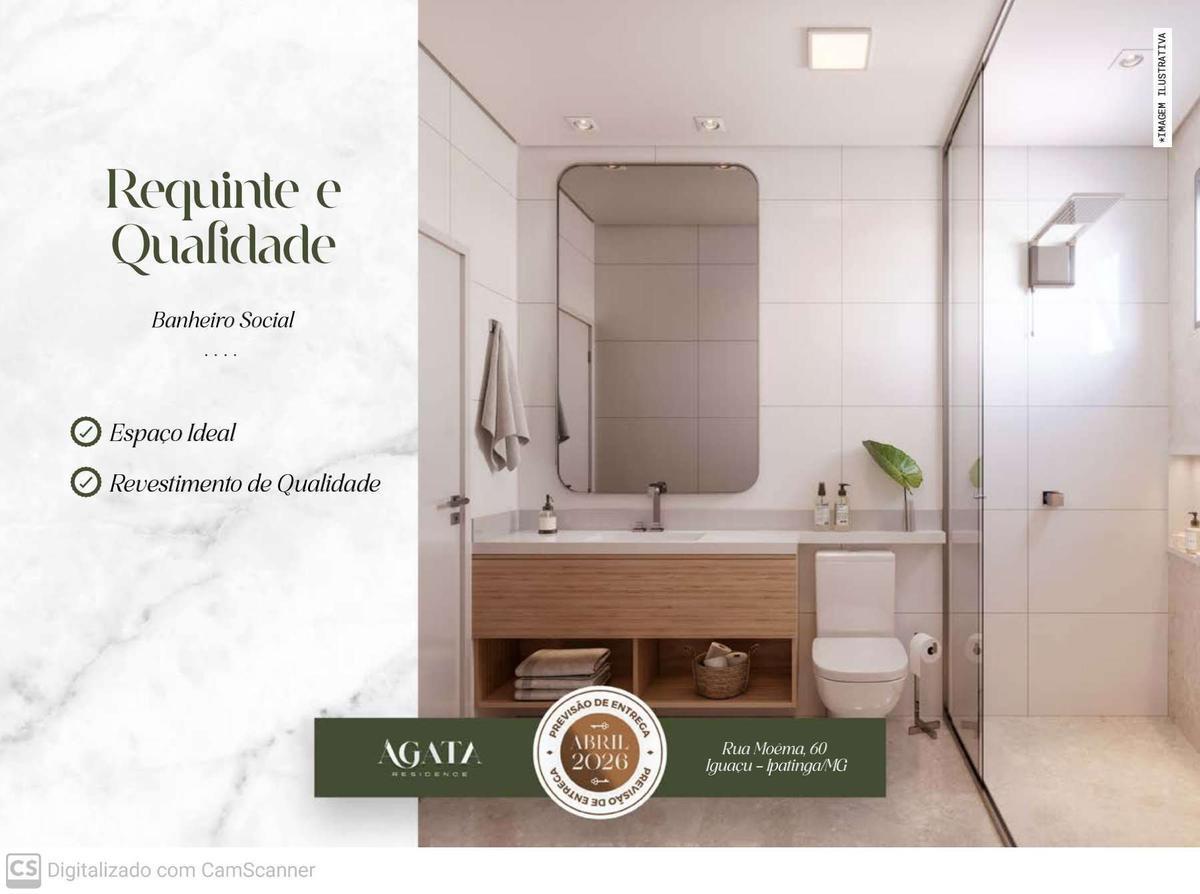 Apartamento, Iguaçu, 2 Quartos, 1 Vaga, 1 Suíte