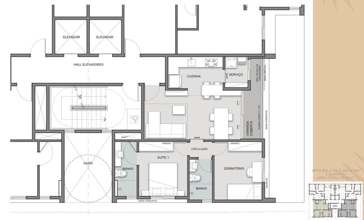 Apartamento, Nova Suíssa, 2 Quartos, 2 Vagas, 1 Suíte