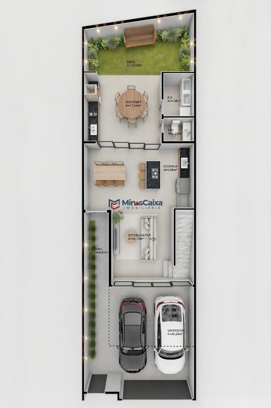 Casa, Vila Ipanema, 3 Quartos, 2 Vagas, 1 Suíte