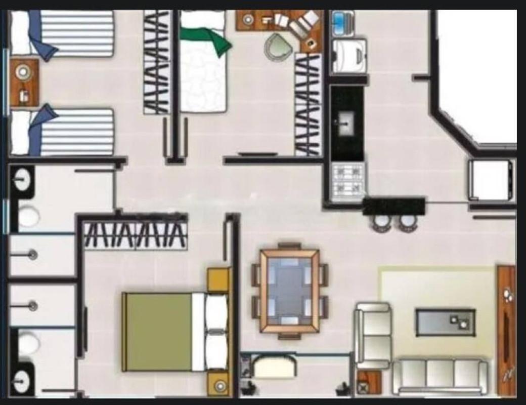 Apartamento, Salgado Filho, 3 Quartos, 2 Vagas, 1 Suíte