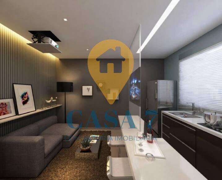 Apartamento, Funcionários, 2 Quartos, 0 Vaga, 1 Suíte