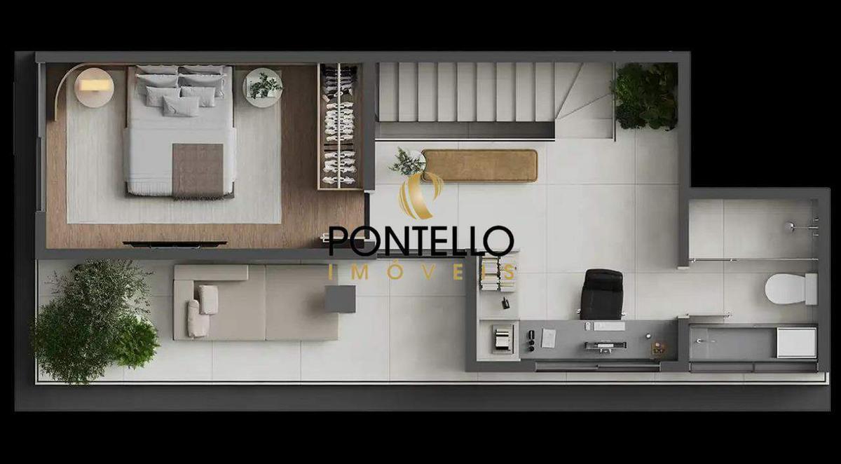 Apartamento, Centro, 1 Quarto, 0 Vaga