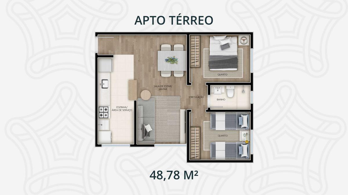 Apartamento, Monte Verde, 2 Quartos, 1 Vaga
