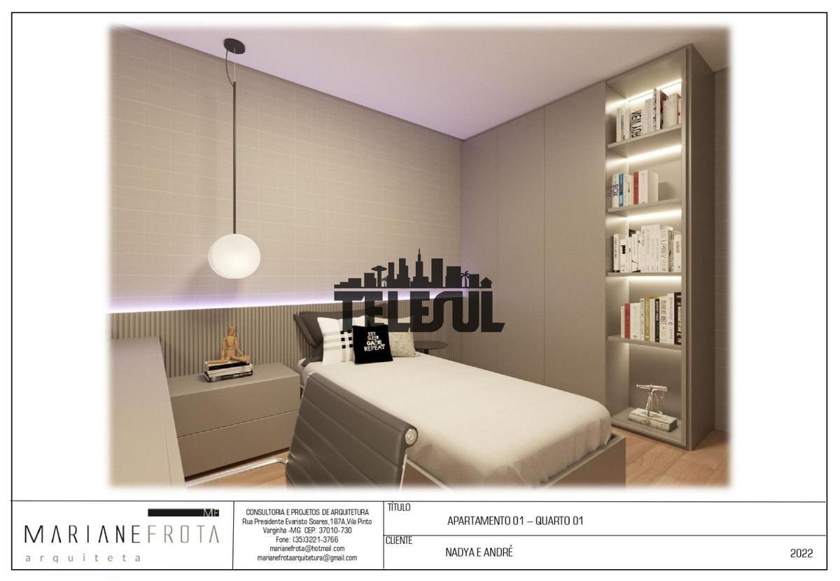 Apartamento, Jardim Andere, 3 Quartos, 2 Vagas, 1 Suíte
