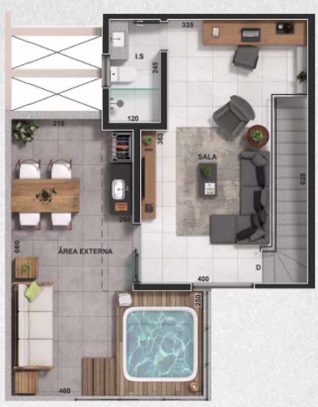 Cobertura, Dona Clara, 2 Quartos, 1 Vaga, 1 Suíte