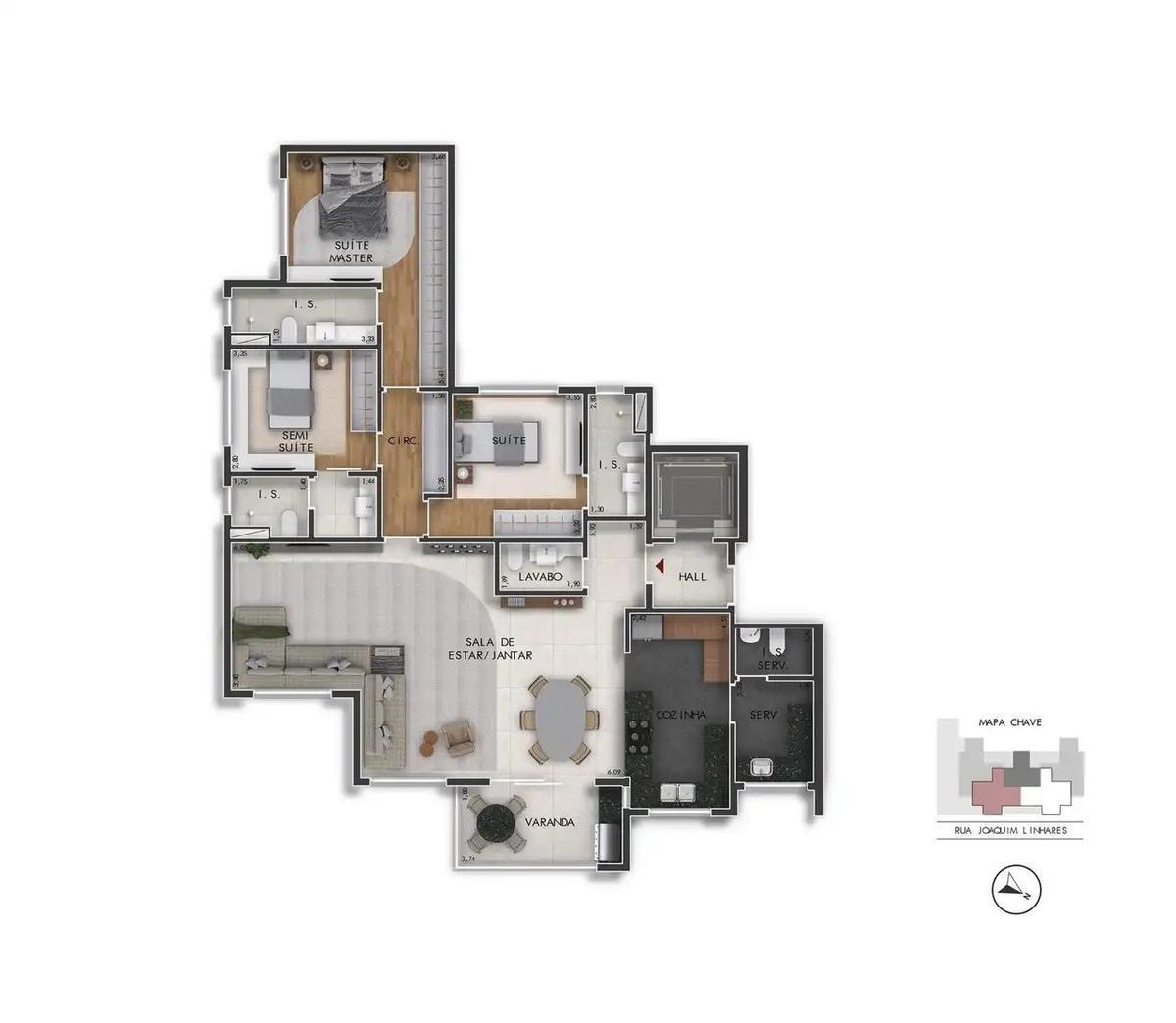 Apartamento, Anchieta, 4 Quartos, 4 Vagas, 3 Suítes