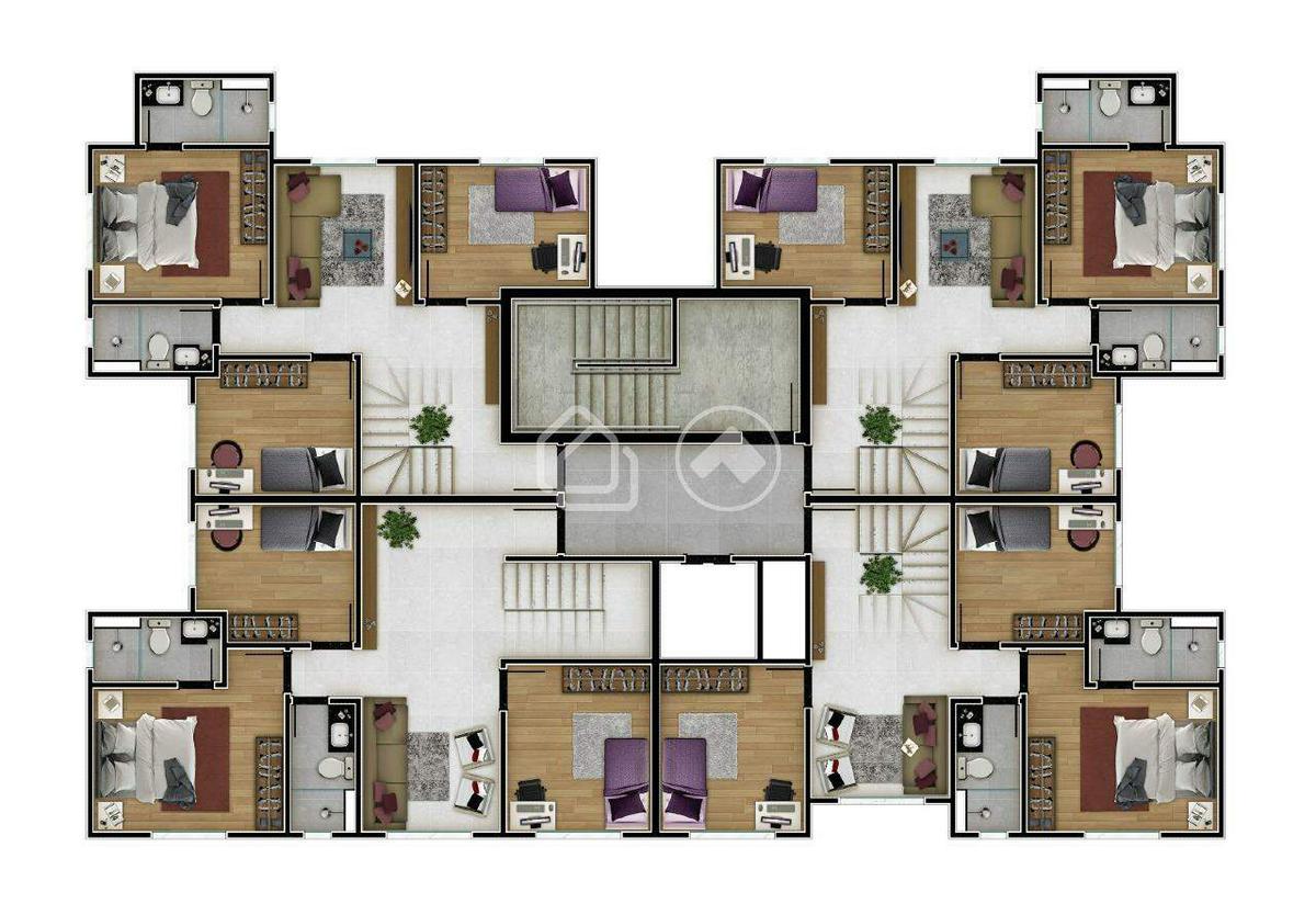 Apartamento, Alto Caiçaras, 2 Quartos, 1 Vaga, 1 Suíte