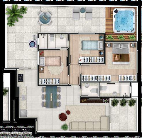 Apartamento, Dona Clara, 3 Quartos, 2 Vagas, 1 Suíte
