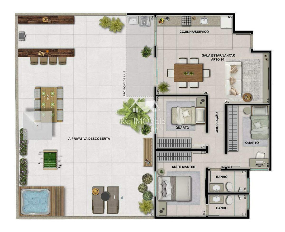 Apartamento, Jardim Industrial, 3 Quartos, 2 Vagas, 1 Suíte