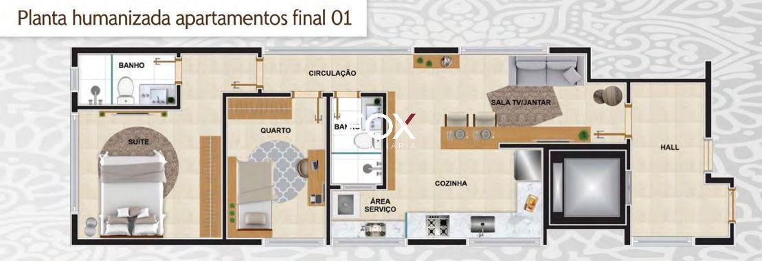 Cobertura, Lourdes, 2 Quartos, 2 Vagas, 1 Suíte