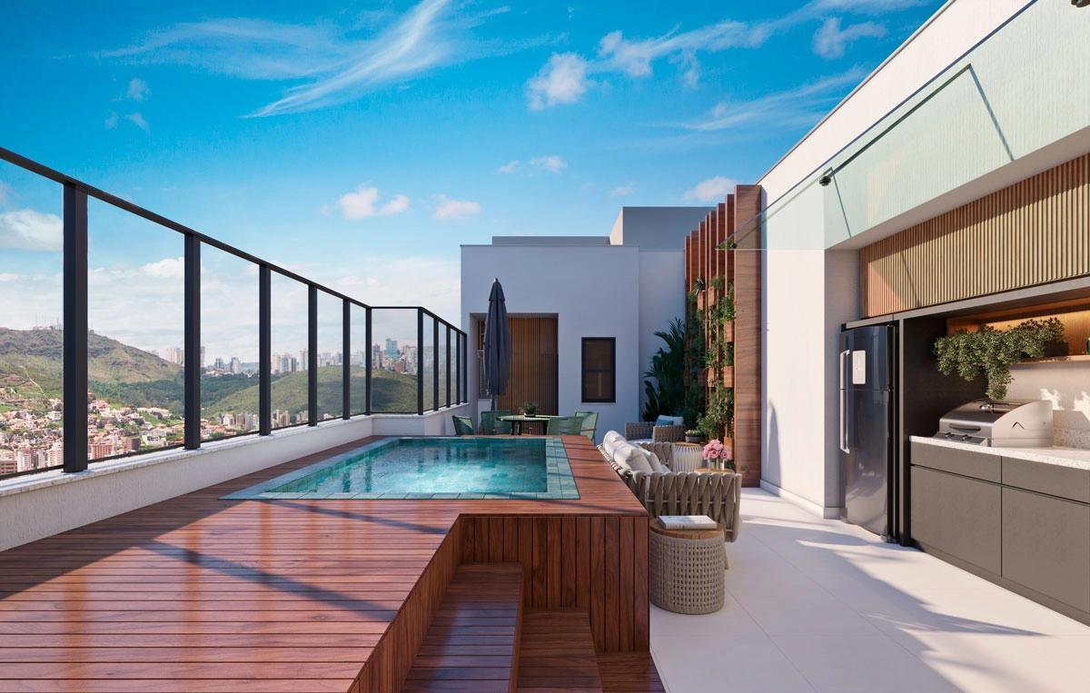 Apartamento, Serra, 1 Quarto, 1 Vaga, 1 Suíte