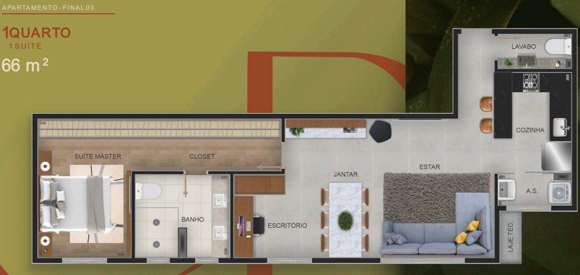 Apartamento, Buritis, 2 Quartos, 2 Vagas, 2 Suítes