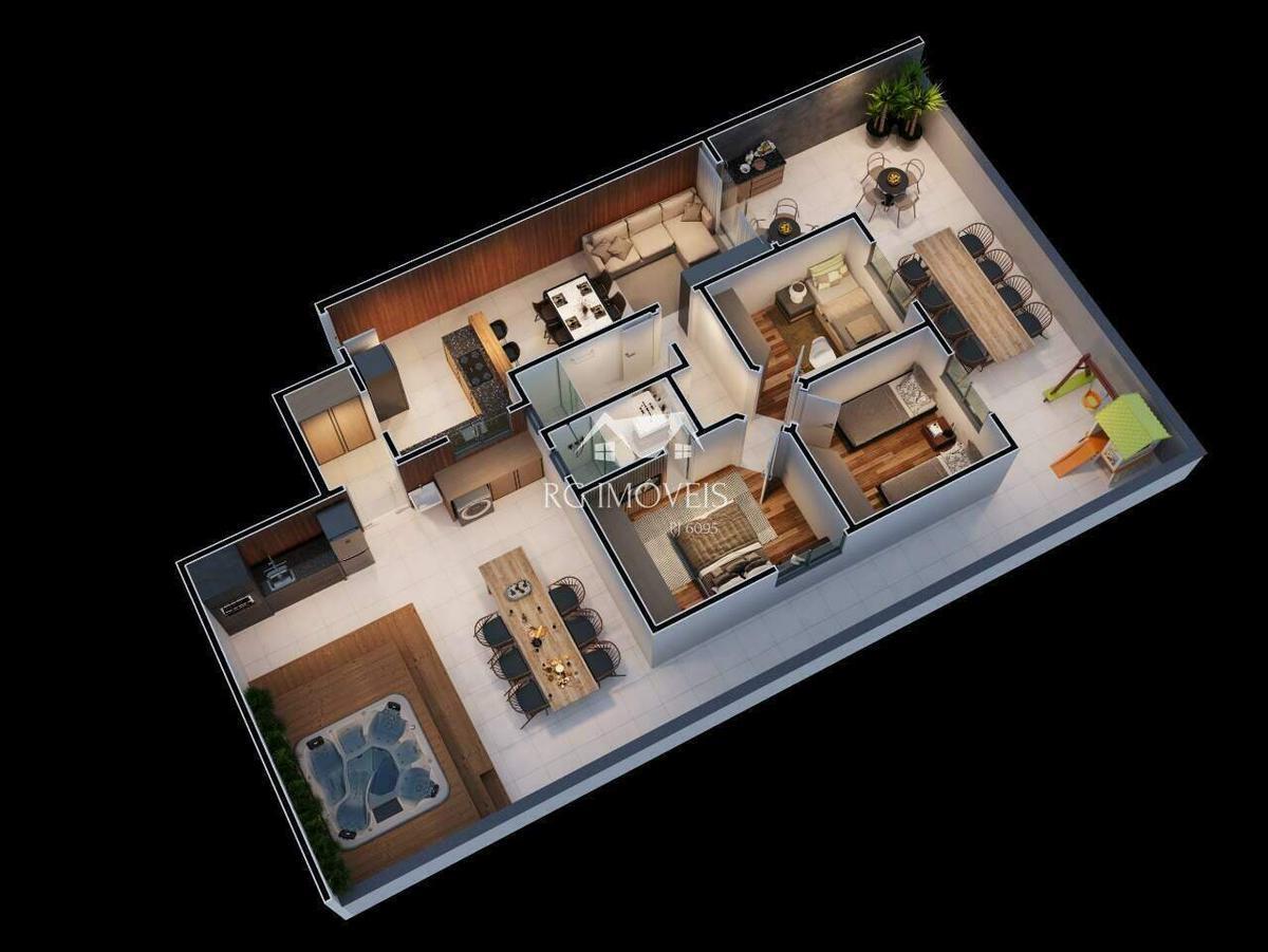 Apartamento, Miramar (barreiro), 3 Quartos, 2 Vagas, 1 Suíte