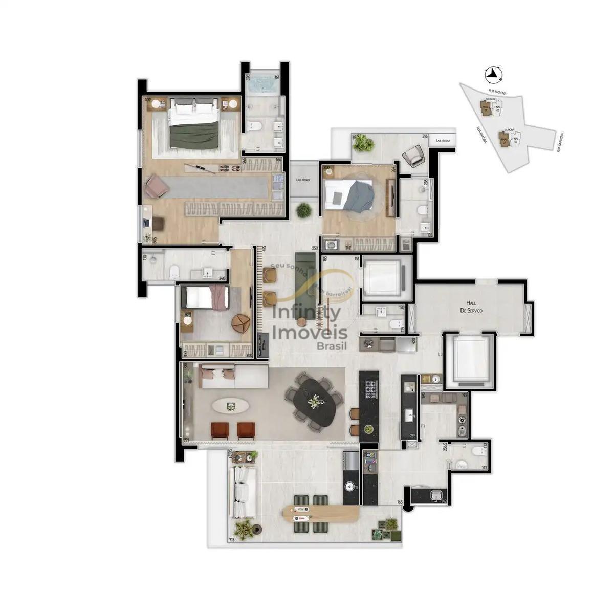 Apartamento, Vale do Sereno, 4 Quartos