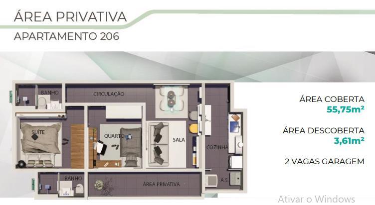 Apartamento, Santa Mônica, 2 Quartos, 2 Vagas, 1 Suíte