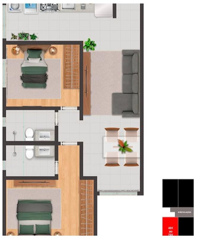 Apartamento, Nova Suíssa, 2 Quartos, 2 Vagas, 1 Suíte