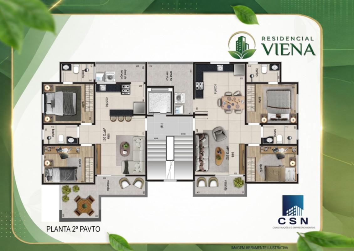 Cobertura, São João Batista (venda Nova), 3 Quartos, 2 Vagas, 1 Suíte