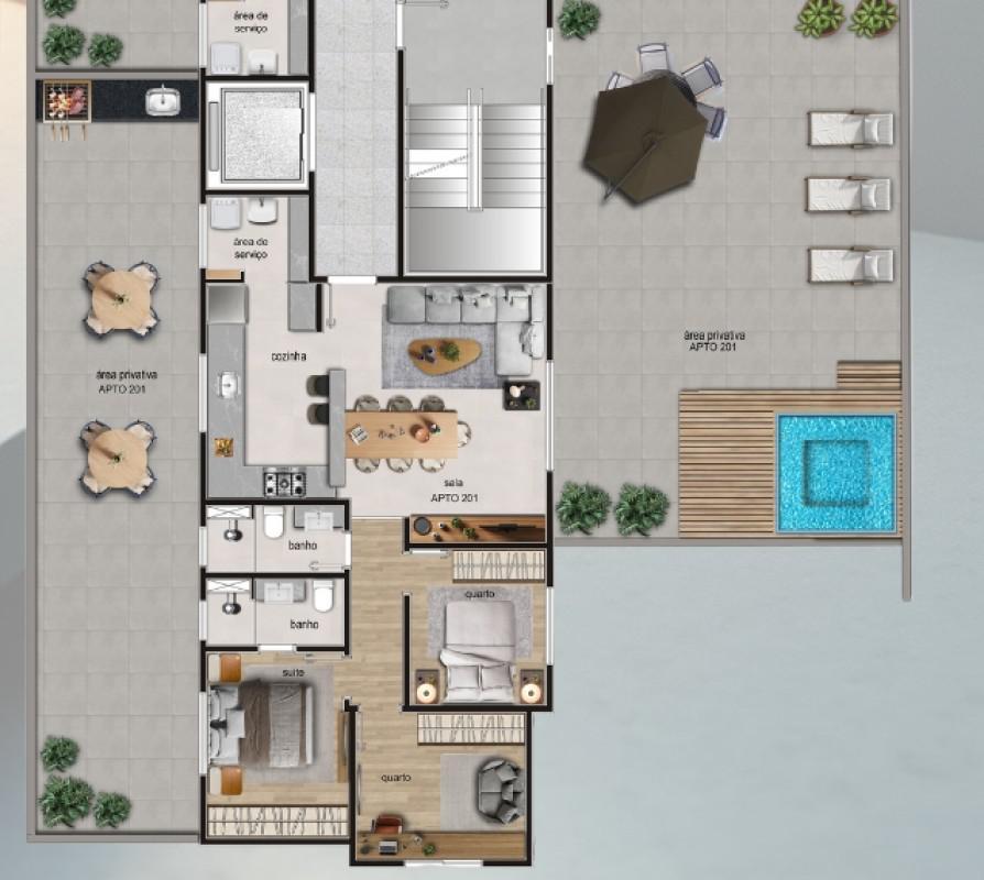 Apartamento, Prado, 3 Quartos, 2 Vagas, 1 Suíte