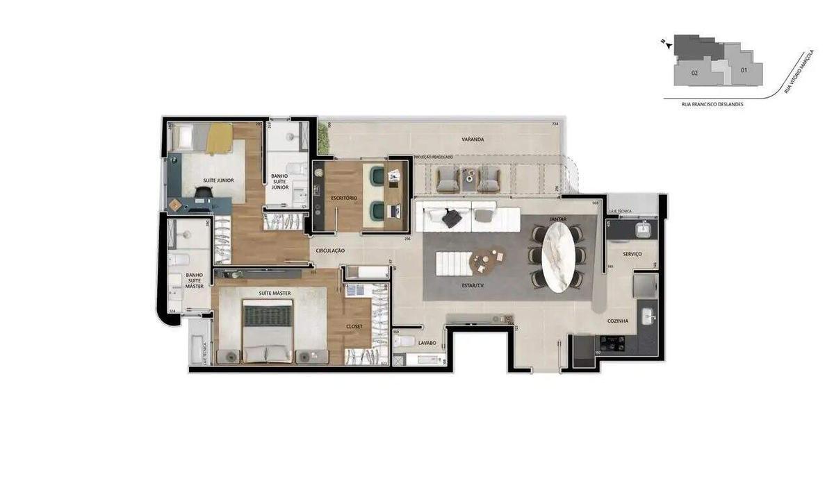 Apartamento, Anchieta, 3 Quartos, 2 Vagas, 1 Suíte