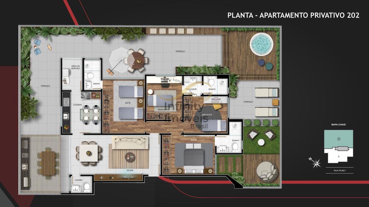 Apartamento, Cruzeiro, 3 Quartos