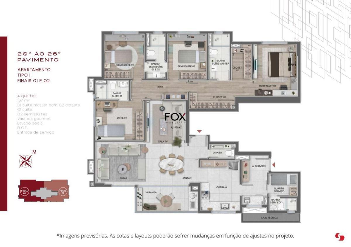 Apartamento, Savassi, 3 Quartos, 2 Vagas