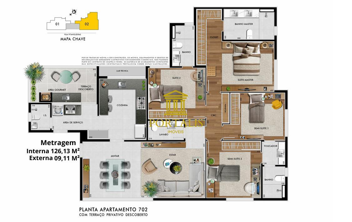 Apartamento, Santo Antônio, 4 Quartos, 3 Vagas, 2 Suítes