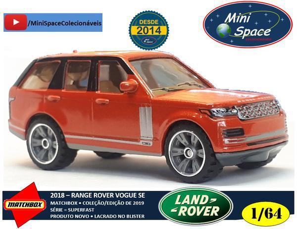 Matchbox 2018 Range Rover Vogue Se Superfast 1/64