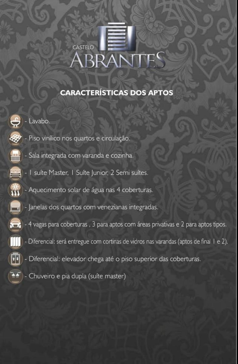 Cobertura, Castelo, 4 Quartos, 4 Vagas, 4 Suítes