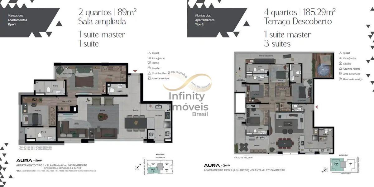 Apartamento, Santo Agostinho, 3 Quartos