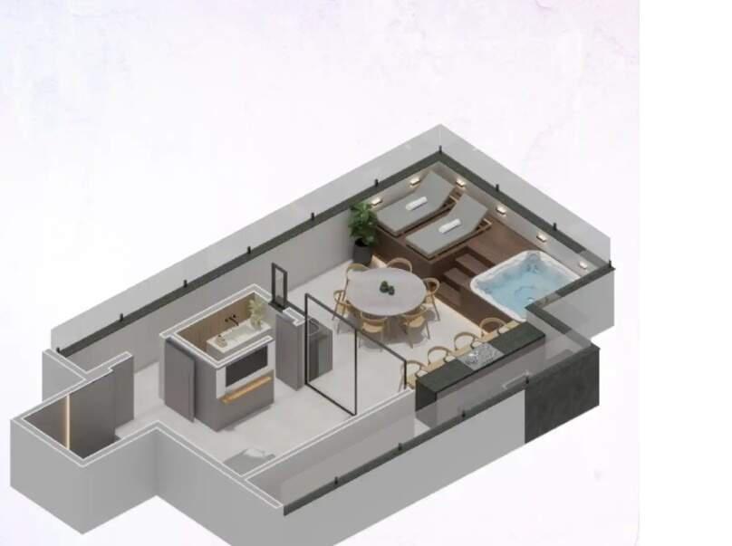 Cobertura, Barroca, 2 Quartos, 1 Vaga, 1 Suíte