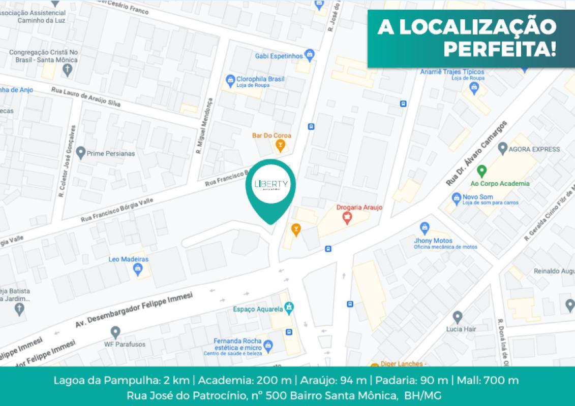 Apartamento, Santa Mônica, 2 Quartos, 2 Vagas, 2 Suítes